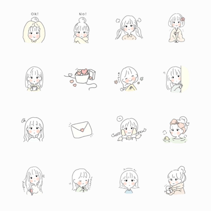 人気ダウンロード ゆるかわ Line スタンプ 可愛い 女の子 Saejospictawivr