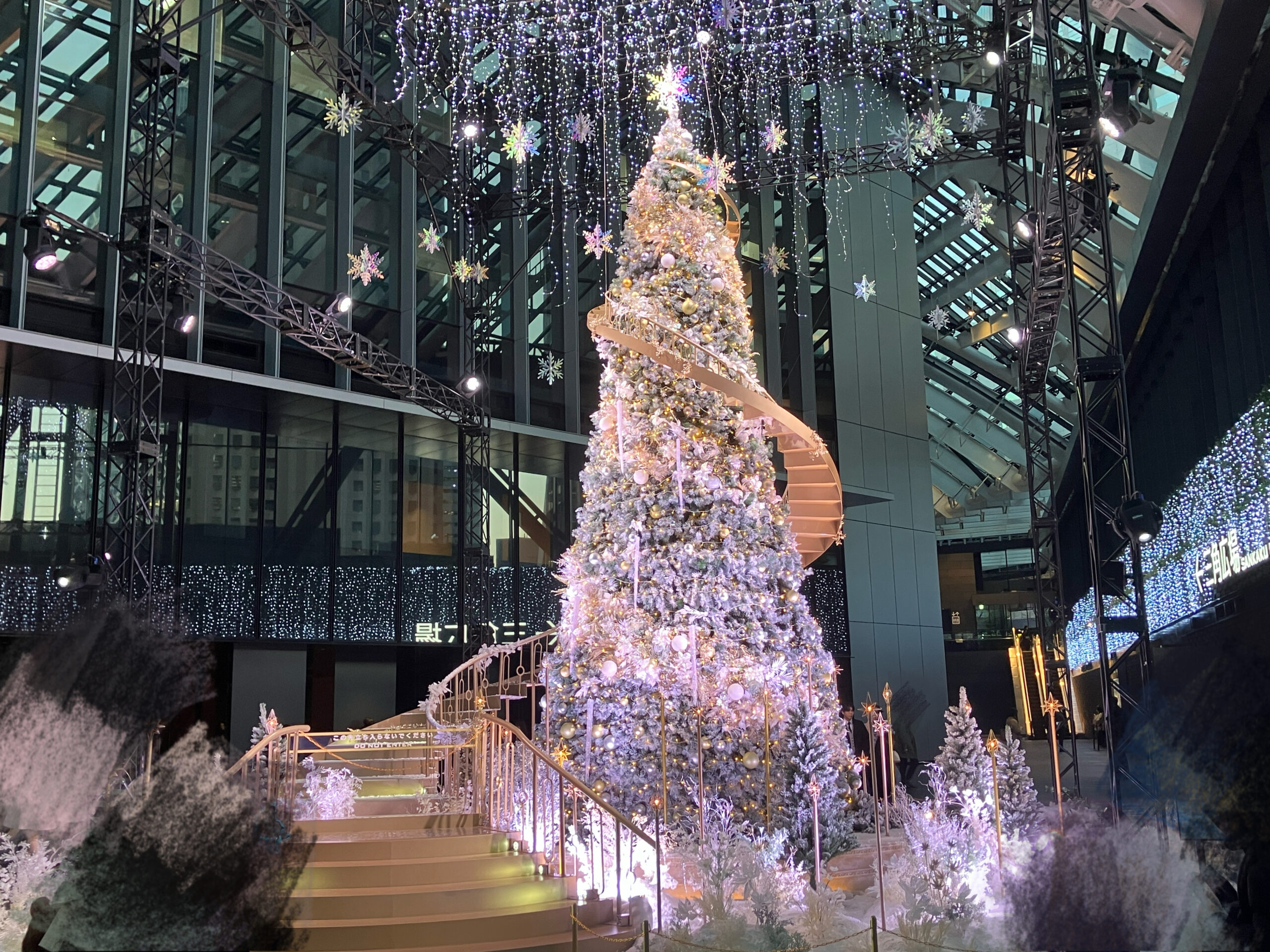 新宿住友ビルのクリスマスツリー